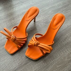 Flawless Schutz Orange heels